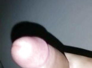 Big dick masturbating and cumming close up