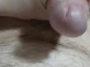 Thick hairy cock on display watch my stroke it