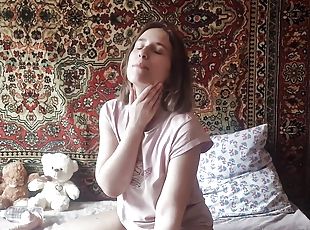 Anastasia Mistress with sex toys dildo and masturbate vibrator hairy pussy orgasm