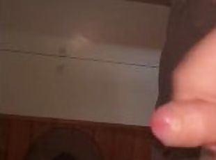 Masturbation and delayed cum shot