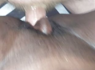 phat ebony pussy with a big clit takes bwc