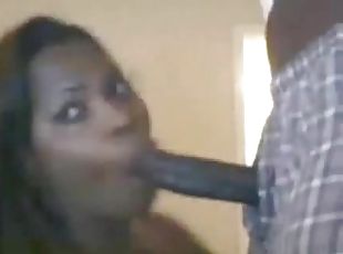 See black girl deepthroat her BF