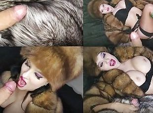 Promo: Man found my fur coat and cum on it