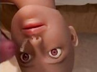 Sex doll mouth fuck Blooper blowjob