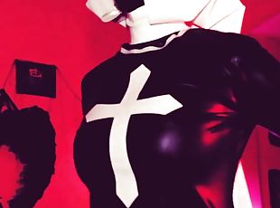 Mistress Eva Latex nun fetish goddess dominatrix milf bdsm femdom solo hot