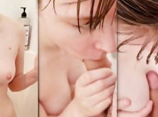 He Followed me into the shower so I Showed Him a Good time - Therapy - Blowjob