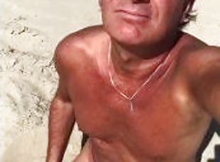 Public Masturbation Whore at the Beach