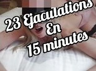 Compilation d'ejaculations - je prends du sperme dans tous les trous et j'adore ca - amateur reel