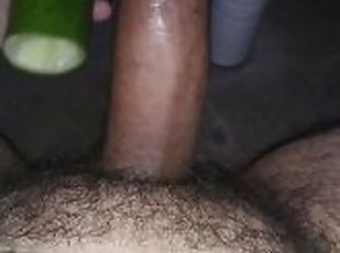 PEPINO COGIDO POR MI ENORME VERGA ???? / CUCUMBER FUCKED BY MY HUGE DICK