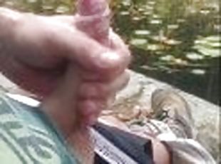 Cumming outside ( Pond Tug)