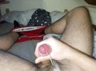 POV Horny Man Cumming On Belly