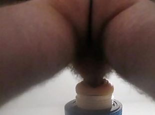 Comparing my cock lenght to a Monster can