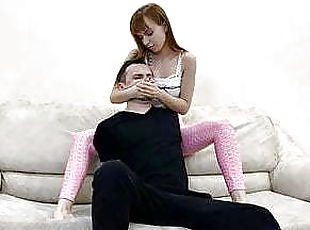 Hand Over Mouth and Homsmother Trampling Stepsis Femdom