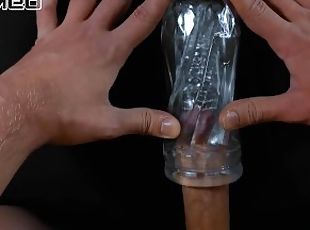 Schoolboy fucks flashlight with big dick incredible pleasure POV - Darkly Dimeo - 4 K