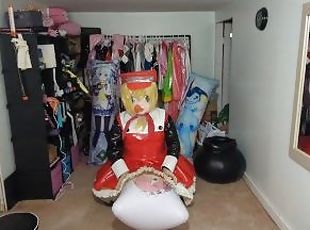 Kigurumi Roll Breathplay and Inflatable Pillow Hump