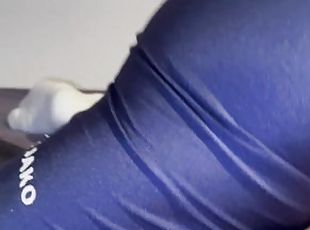 The boy from Grindr fucking me hard rough sex in ripped Leggings????my ass clapping to much