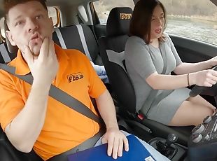 Reality Outdoor Hardcore - Big Naturals Wants Her Licence - Michael Fly