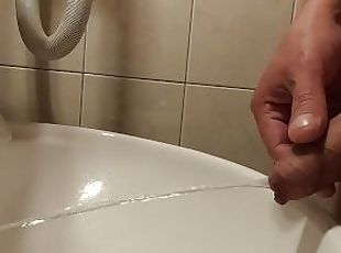 masturbation, pisser, public, branlette, secousses, ejaculation, toilette, fétiche, solo, hôtel