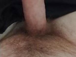 Playing with erect penis