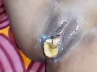 Masturbation using banana ????