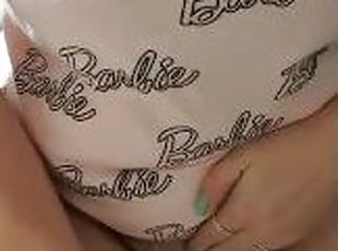 Pissing a glass of golden nectar in my Barbie clothing makes me feel like a naughty girl