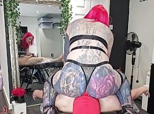 röv, orgasm, fitta-pussy, avrunkning, bdsm, rödhårig, ritt, mor, bondage, sittande-på-ansikte