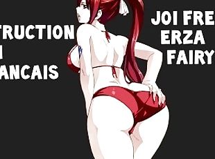 french joi - erza hentai fairy tail instruction masturbation francais