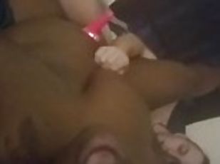 Intense Clit Orgasm Given by Daddy