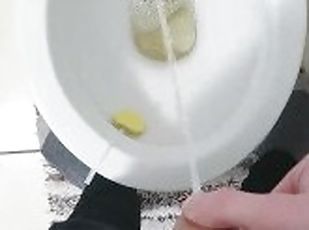 Pissing After Holding It In All Day
