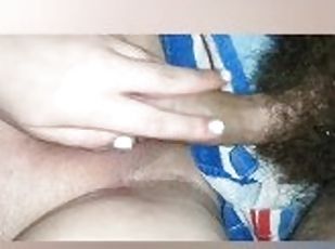 He pisses on my pussy so I tease him