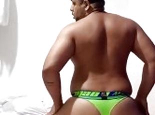 Big ass male plays with his nice ass#2