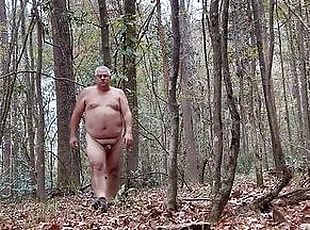 Me nude in the woods! 