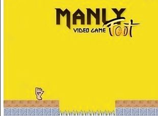 MANLYFOOT - 8bit retro style arcade game - Play as my foot and avoid enemy’s such as stinky socks