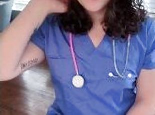 Trans Nurse Relieves Your Tension (Role Play)