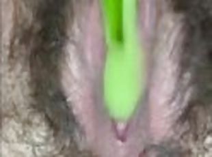 No dildos so I used…MADE ME DRIP CUM! (2)