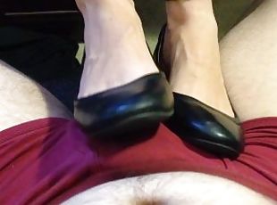 Ballet Flats Shoejob POV  High Arches  Toe Cleavage  Well Worn Dirty Flat Shoes