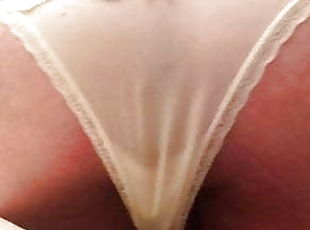 White tiny panties