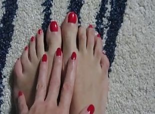 prstima, stopala-feet, slatko, fetiš, dominacija, femdom