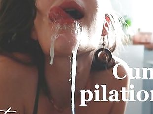 Girlfriend Cumshot and Cumplay Compilation, Huge Loads of Sperm - Lanreta