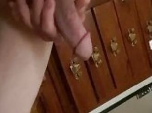 Huge Cumshot Quickie Big White Cock