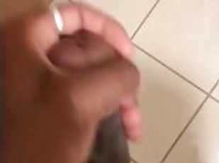 Bathroom solo BBC (Full session on my Onlyfans)