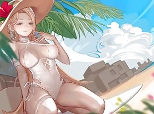 Isekai Quest - Part 1 Sexy Girl On The Beach Chilling By HentaiSexScenes