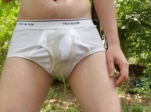 Pissing my tighty whities