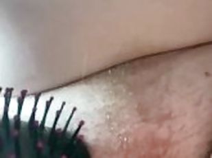 plaukuotas, masturbavimasis, orgazmas, putytė, mėgėjai, bbw, pov, fetišas, solo