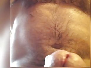 Hot Hairy Bodybuilder Closeup POV Cumshot