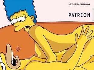 MARGE FUCKS HOMER'S FRIEND LENNY (THE SIMPSONS)