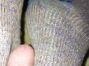 masturbācija-masturbation, amatieris, māte, masturbācija, pēdas, netīrs, pov, sperma