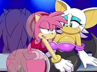 Rouge The Bat Watches Amy Rose Get Plowed