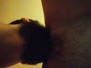 Milking my pussy with his tongue (listen to how wet I am)