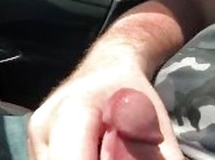 Jerking off in a public parking lot